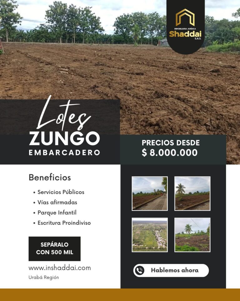 Venta de terrenos en Urabá